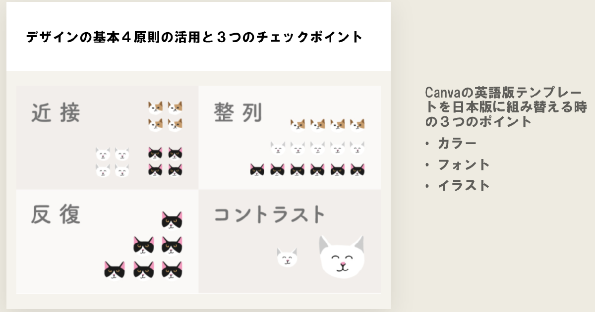Canva英語版テンプレートをカッコ良く日本語版に組み替える３つのポイント！
